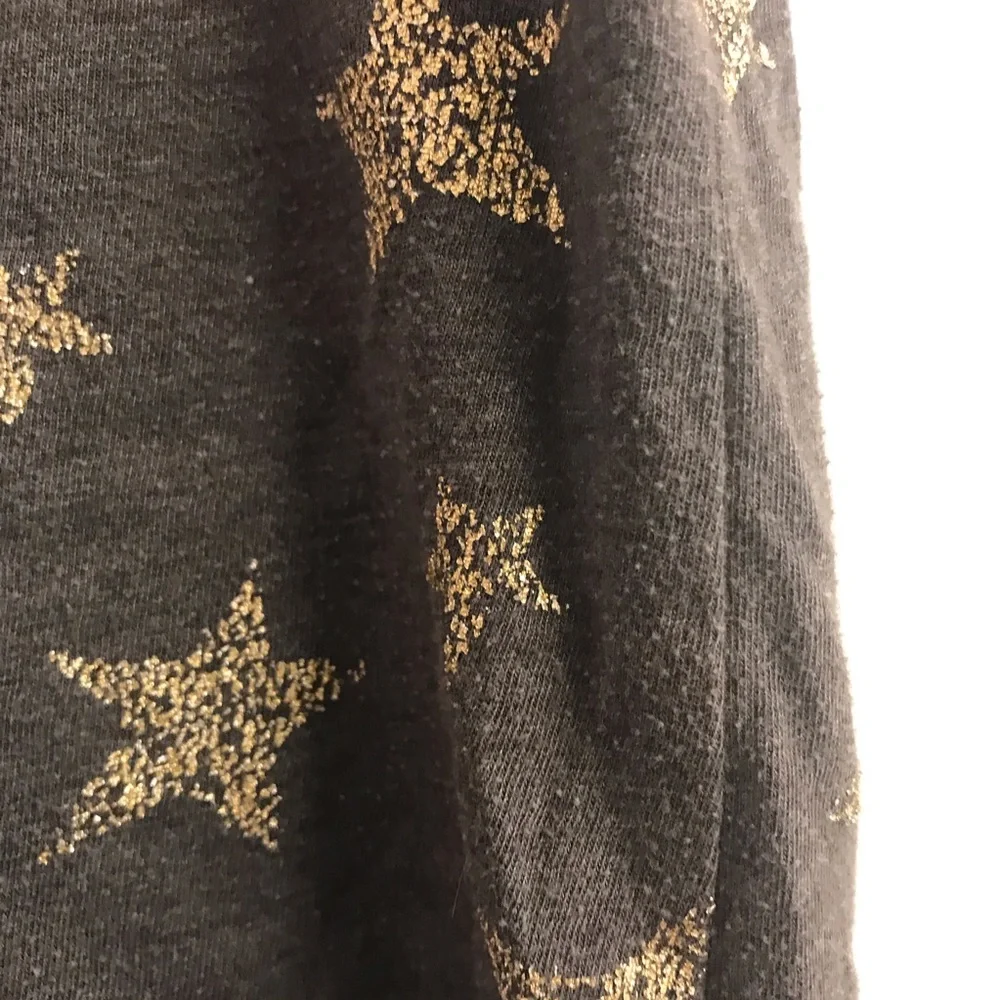 Justice Girl’s Dark Gray Gold Distressed Size L